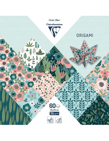 Papel Origami Herbarium