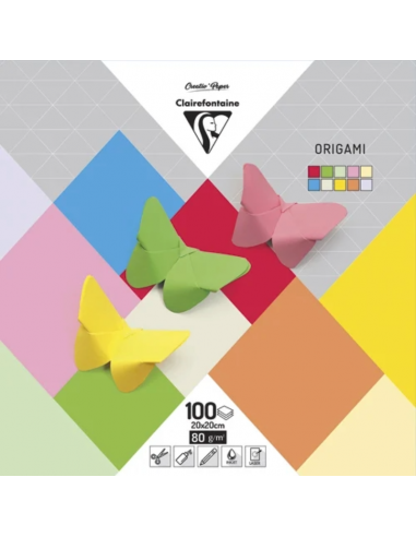 Papel Origami Colores Surtidos
