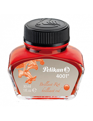 Tintero rojo brillante Pelikan 4001