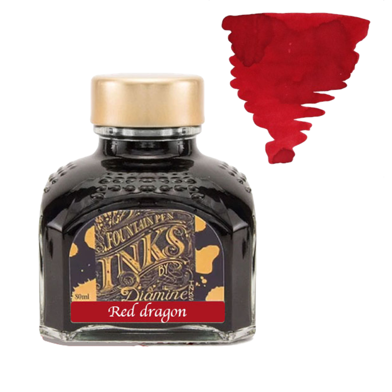 Tintero Diamine Red Dragon - 80ml