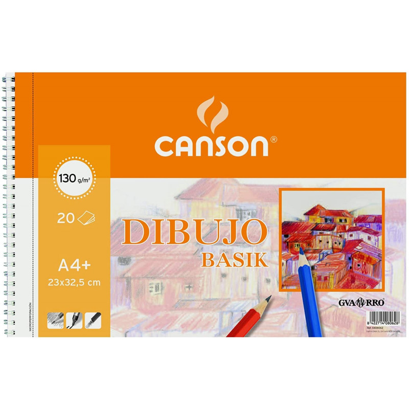 Bloc Dibujo DIN A4 Basik® Canson® Guarro®