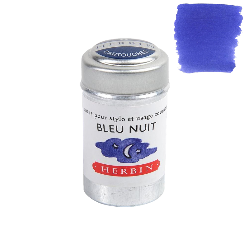 Cartuchos J. Herbin Bleu Nuit
