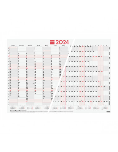 Póster Planificador Anual Mixto 2024