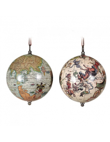 Set 2 Esferas 10cm Ø La Tierra y Los Cielos 1551