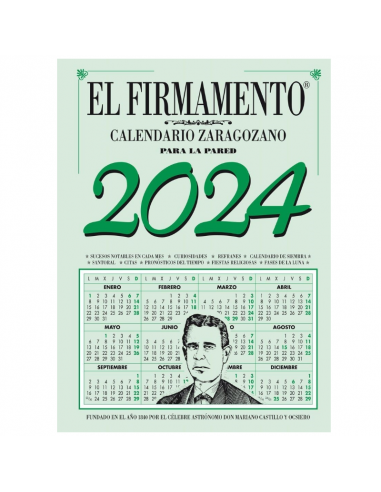 Calendario Zaragozano Pared 2024