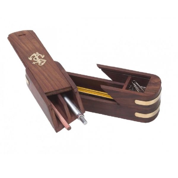 Plumier madera dos pisos