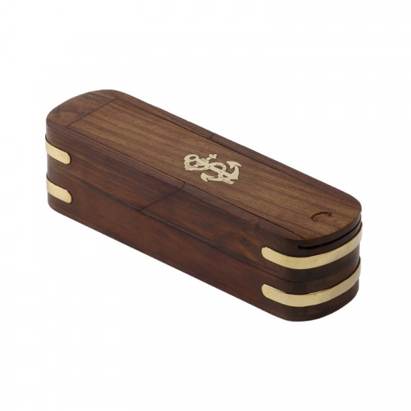 Plumier madera dos pisos