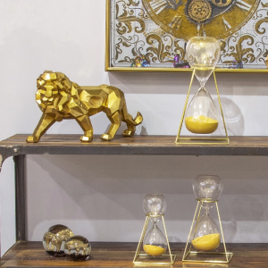 Reloj de arena dorada 60 minutos