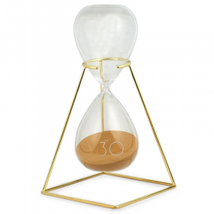 Reloj de arena dorada 10 minutos