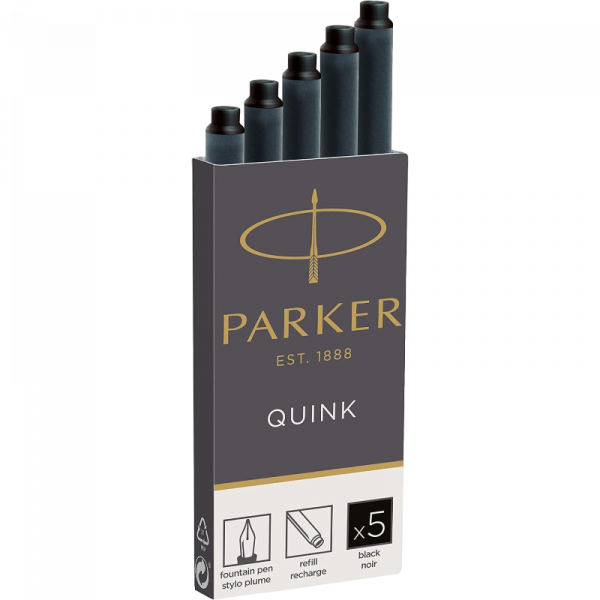 Cartuchos Parker Negro