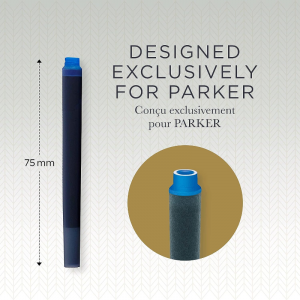 Cartuchos Parker Azul Lavable