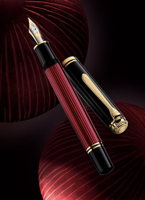 Pluma Souverän M600 Rojo Pelikan