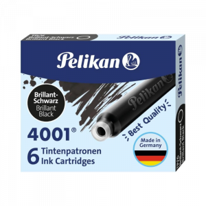 Cartuchos negro Pelikan 4001