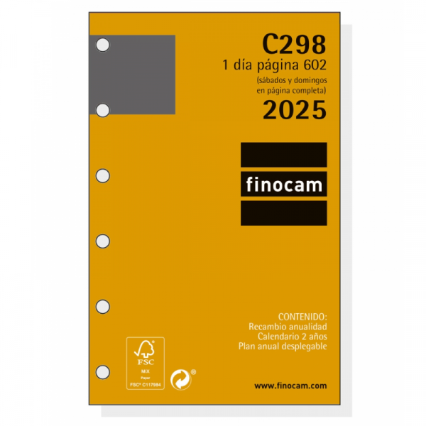 Recambio C298 Finocam 2025