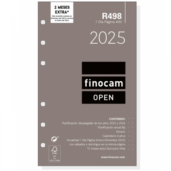 Recambio R498 Finocam 2025