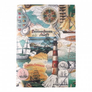 Carpeta Vintage Paisaje Marino