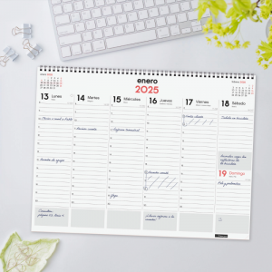 Vade Semanal Espiral Finocam 2025