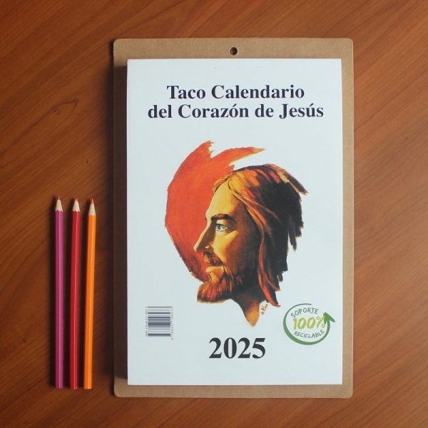 Taco Calendario Gigante Corazón de Jesús 2025