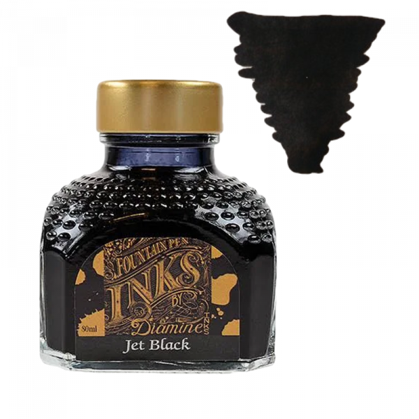 Tintero Diamine Jet Black - 80ml