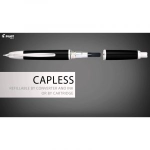 Estilográfica Pilot Capless Rodio Black