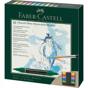 Estuche 10 marcadores Albrecht Dürer Watercolour Marker Faber-Castell
