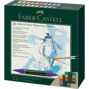 Estuche 20 marcadores Albrecht Dürer Watercolour Marker Faber-Castell