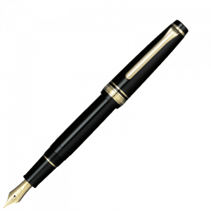 Pluma Estilográfica Sailor Professional Gear Slim Negro - Oro