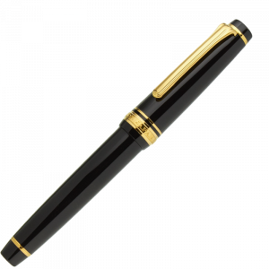 Pluma Estilográfica Sailor Professional Gear Slim Negro - Oro