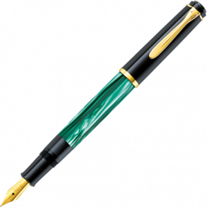 Estilográfica Pelikan M200 green marbled