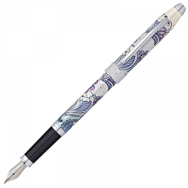 Pluma Estilográfica Cross Botánica Orquídea Púrpura
