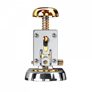 Grapadora El Casco M-5 Oro 23 Kt y cromada brillante