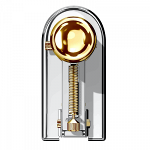 Grapadora El Casco M-5 Oro 23 Kt y cromada brillante