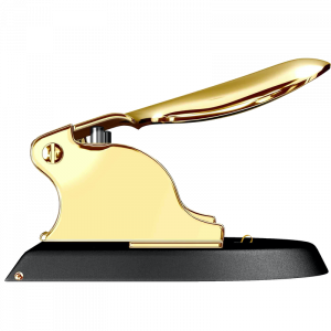 Perforadora de papel El Casco oro 23 Kt y negra