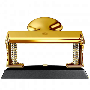 Perforadora de papel El Casco oro 23 Kt y negra