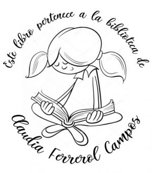 Ex - Libris Niña Leyendo