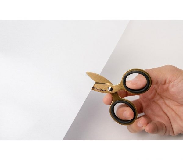 Tijeras 7,7cms Dorada