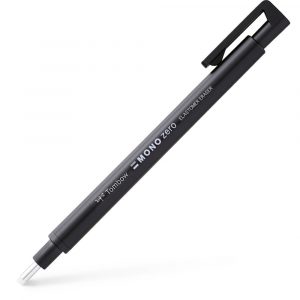 Tombow Mono Zero Punta redonda 2.3mm Negro