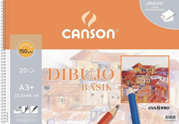 Bloc Dibujo DIN A3 Basik® Canson® Guarro®
