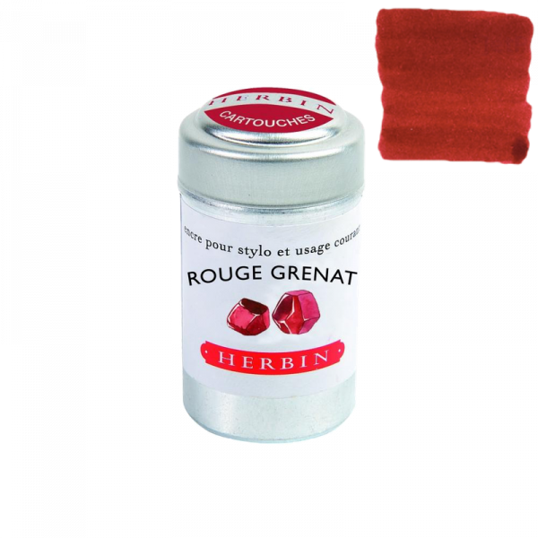 Cartuchos J. Herbin Rouge Grenat