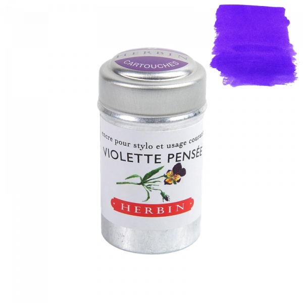 Cartuchos J. Herbin Violette Pensée
