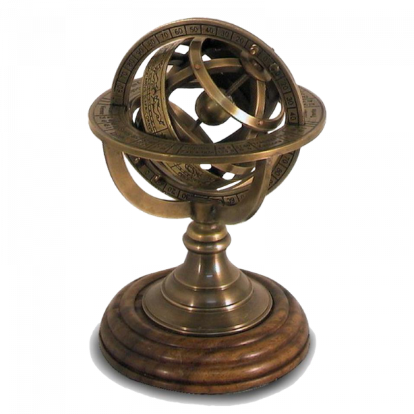 Esfera armillar 13 cms.