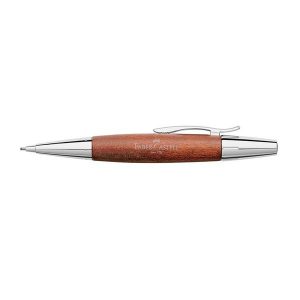 Portaminas Faber-Castell E-motion madera de peral marrón coñac