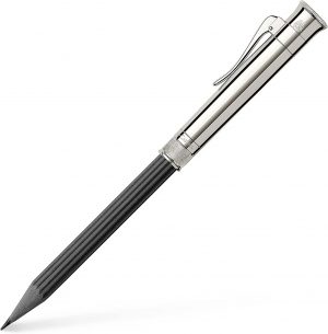 Lápiz Perfecto Alargador Platino Negro Graf Von Faber-Castell