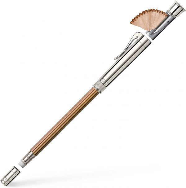 Lápiz Perfecto Alargador Platino Marrón Graf Von Faber Castell