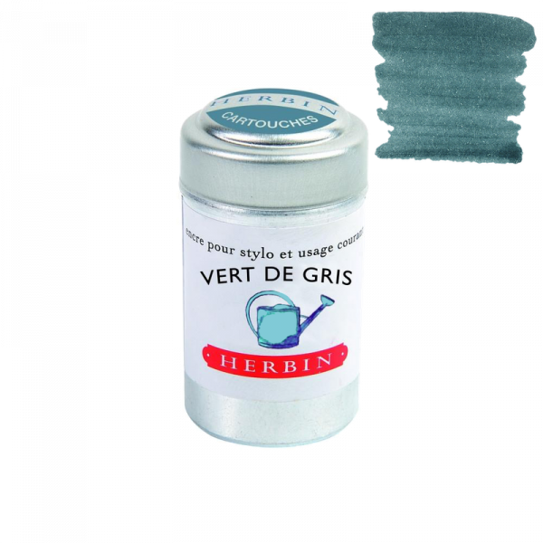 Cartuchos J. Herbin Vert de Gris