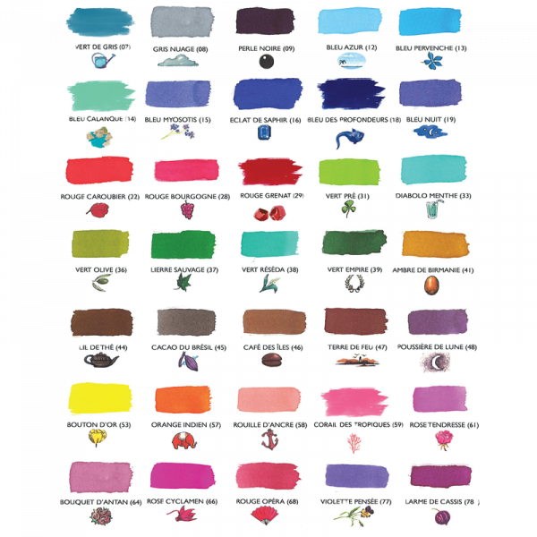 Cartuchos J. Herbin Vert de Gris