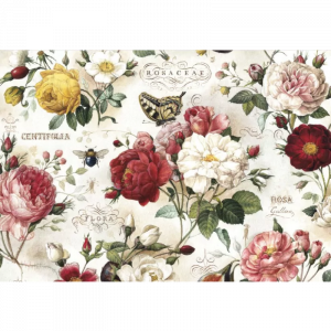 Papel Rosas