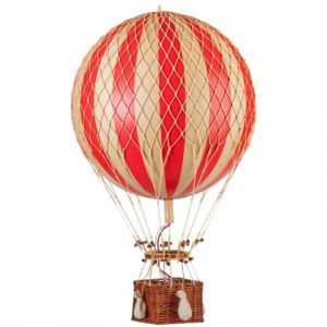 Globo Aerostático Royal Aero 30cm Ø Rojo