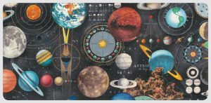 Juego Sobre y Tarjeta Planetarium