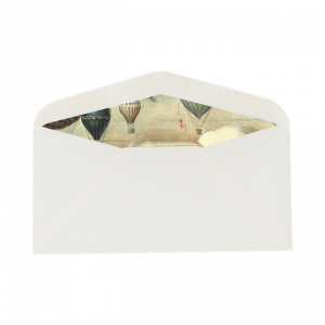 Juego Sobre y Tarjeta Globos Aerostáticos